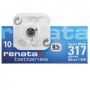 Батарейка серебряно-цинковая Renata 317 (1.55V)