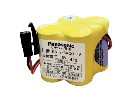 Батарея для станков с ЧПУ PANAPAX BR-2/3AGCT4A  (6В 2900 мАч с черным штекером)