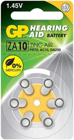 Батарейка воздушно-цинковая GP ZA10 (1.45V)