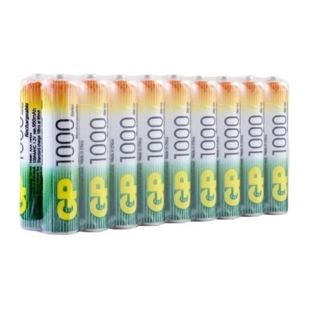 Аккумулятор GP HR03 NiMh 1000мАч (shrink16)