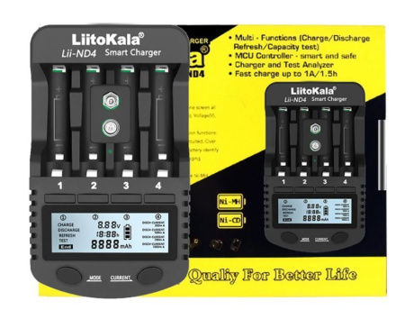 Зарядное устройство Liitokala Engineer Lii-ND4