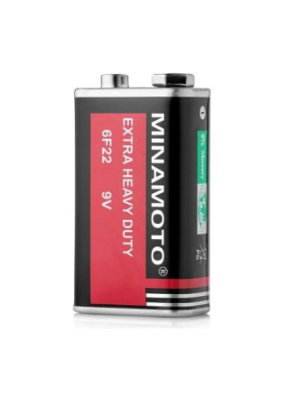 Батарейка солевая Minamoto 6F22 (9V)