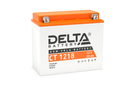 Аккумулятор Delta AGM CT 1218 12V (20 Ач, прямая полярность)