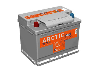 Аккумулятор TITAN ARCTIC 62Ач, прямая полярность