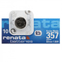 Батарейка серебряно-цинковая Renata 357 (1.55V)