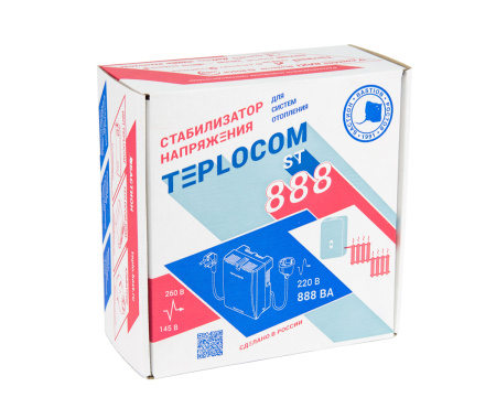 Стабилизатор напряжения однофазный TEPLOCOM ST-888