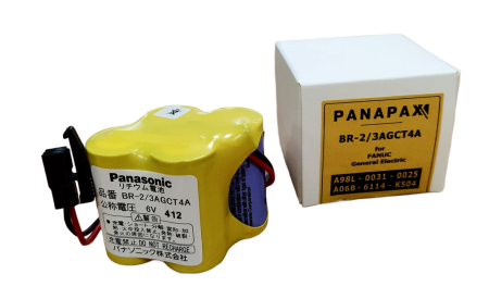 Батарея для станков с ЧПУ PANAPAX BR-2/3AGCT4A  (6В 2900 мАч с черным штекером)