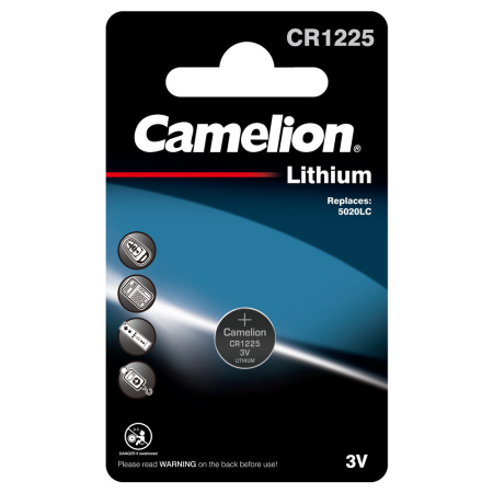 Батарейка литиевая Camelion CR1225 (3V)