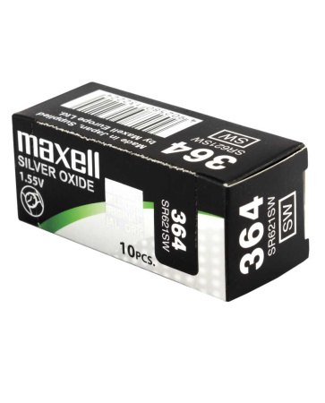Батарейка серебряно-цинковая Maxell SR621SW (1.55V)