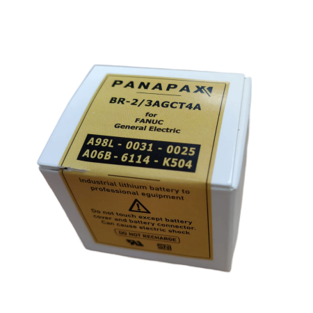 Батарея для станков с ЧПУ PANAPAX BR-2/3AGCT4A  (6В 2900 мАч с черным штекером)